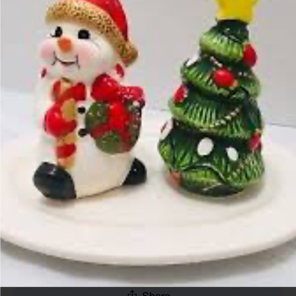 THOMAS PACCONI 6 Piece Christmas 
SALT & PEPPER DISPLAY TRAY SET - Picture 2 of 6